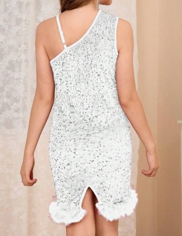 Rochie Shein, alb
