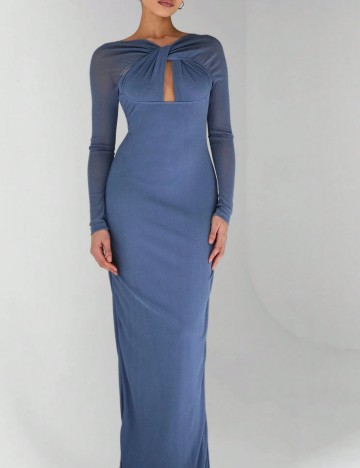 Rochie maxi Shein, albastru