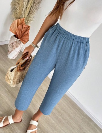 Pantaloni Shein, albastru