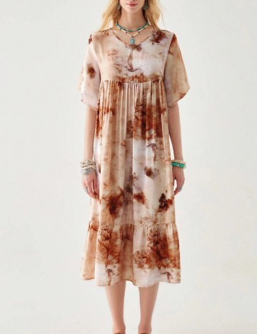 Rochie midi Shein, mix culori