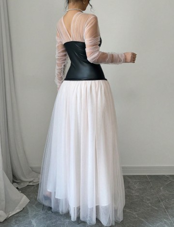 Rochie maxi Shein, mix culori