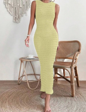 Rochie de plajă Shein, galben