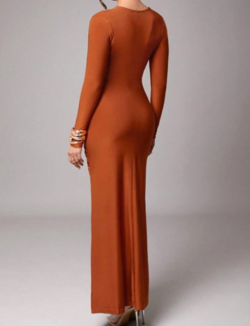 Rochie maxi Shein, cărămiziu