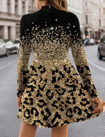 Rochie Shein, mix culori