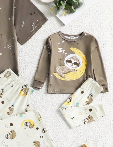 Compleu pijamale Shein, mix culori