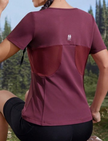 Tricou Shein, vișiniu