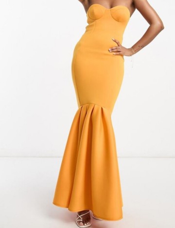Rochie maxi ASOS, galben