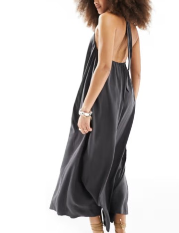 Rochie maxi ASOS, gri