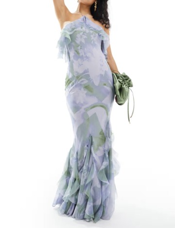 Rochie maxi ASOS, mix culori