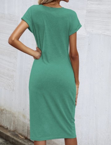 Rochie midi Shein, turcoaz