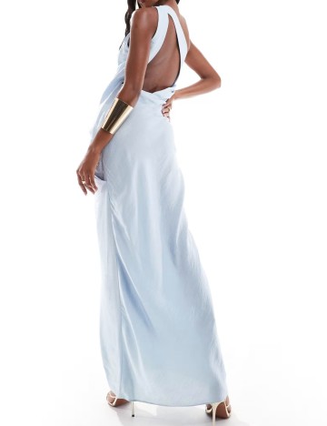 Rochie maxi ASOS, albastru