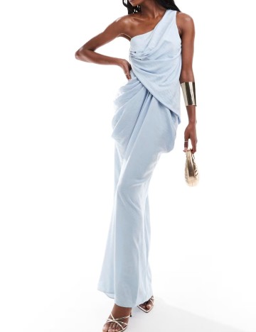 Rochie maxi ASOS, albastru
