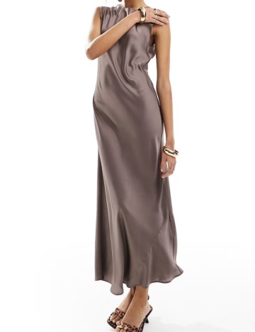 Rochie maxi ASOS, maro
