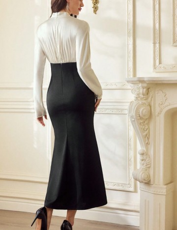 Rochie maxi Shein, mix culori