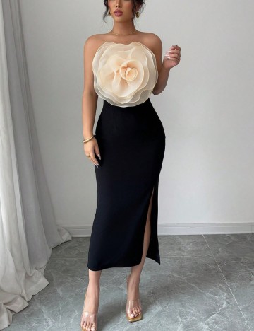 Rochie midi Shein, mix culori