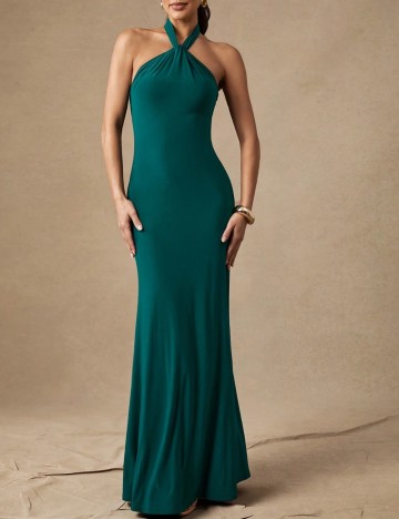 Rochie maxi Shein, verde