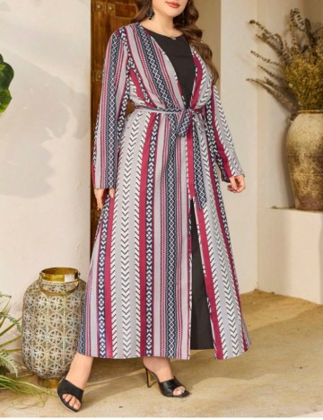 Set Rochie și Cardigan Shein Curve+, mix culori