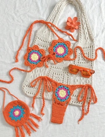 Costum de baie Shein, portocaliu