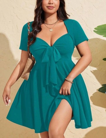 Rochie mini Shein, turcoaz