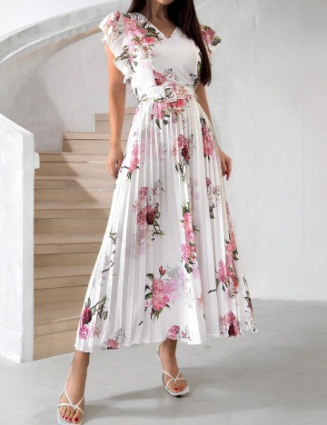 Rochie maxi Shein, mix culori
