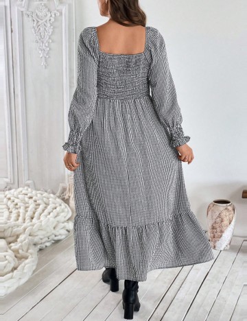 Rochie midi Shein Curve+, mix culori