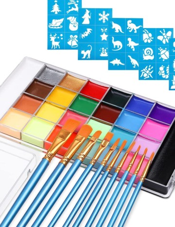 Kit de pictură corporală Lictin, mix culori