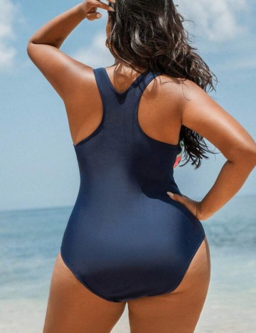 Costum de baie întreg Shein Curve+, mix culori