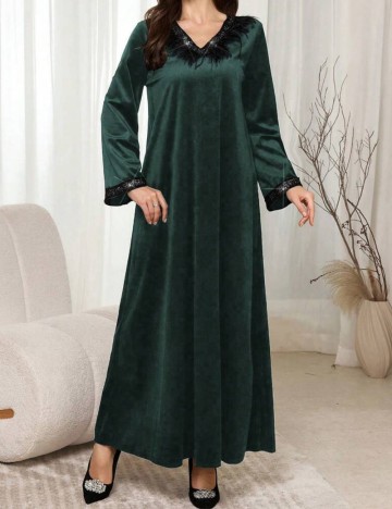 Rochie maxi Shein, verde