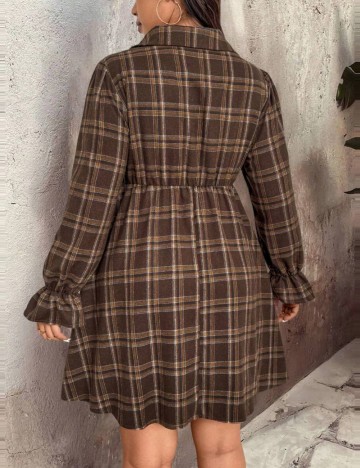 Rochie mini Shein Curve+, maro