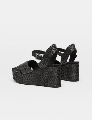 Sandale Stradivarius, negru