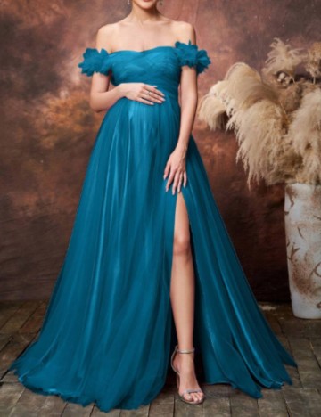 Rochie de ocazie Shein, albastru