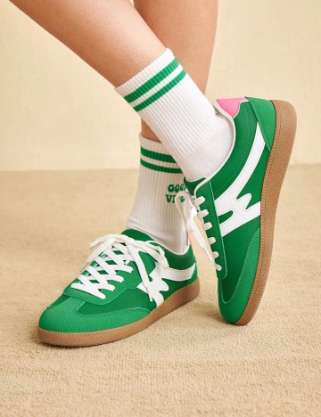 Pantofi Sport Shein, verde