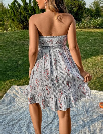 Rochie mini Shein Curve+, mix culori