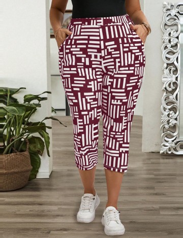 Pantaloni Shein Curve+, mix culori