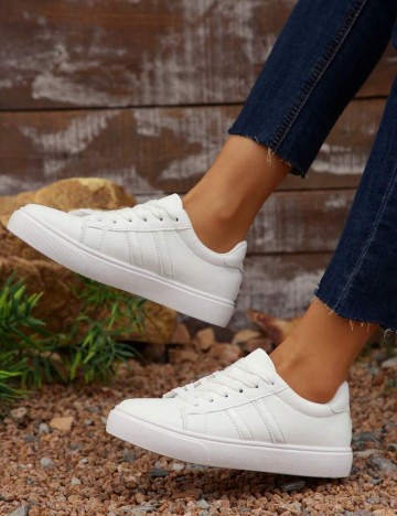 Pantofi Sport Shein, alb