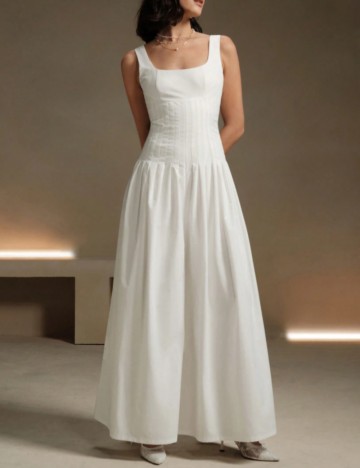 Rochie maxi Shein, alb