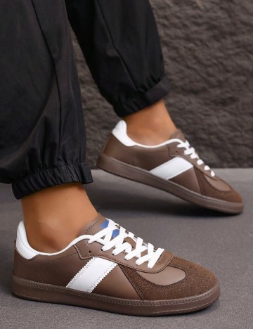 Pantofi Sport Shein, maro