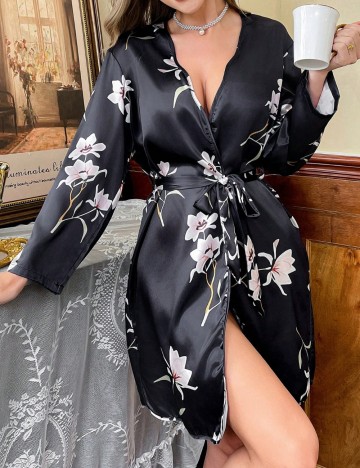 Halat de noapte Shein, floral print
