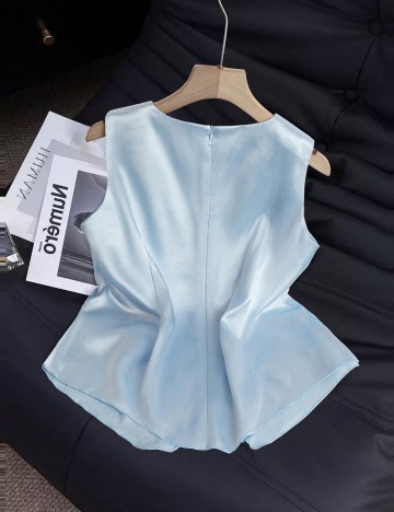 Top Shein, albastru