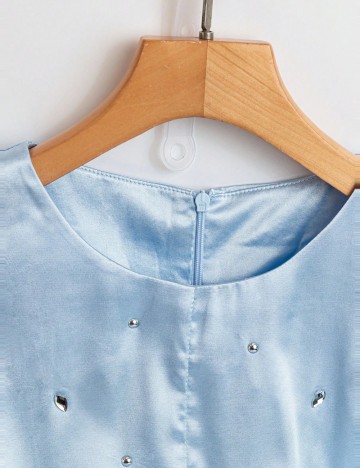 Top Shein, albastru