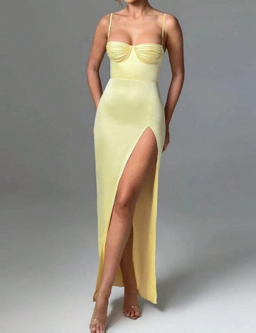 Rochie maxi Shein, galben