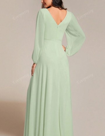 Rochie maxi Shein Curve+, verde