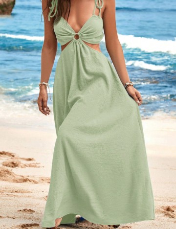 Rochie maxi Shein, verde