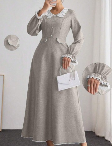 Rochie maxi Shein, gri