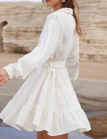 Rochie mini Shein, crem