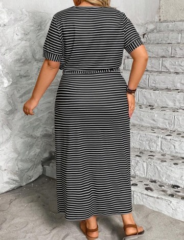 Rochie maxi Shein Curve+, mix culori