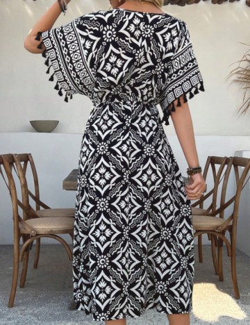 Rochie midi Shein, mix culori