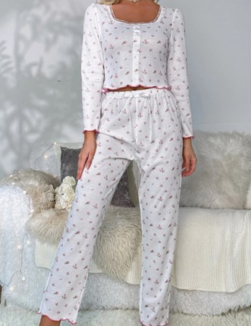 Compleu pijamale Shein, mix culori