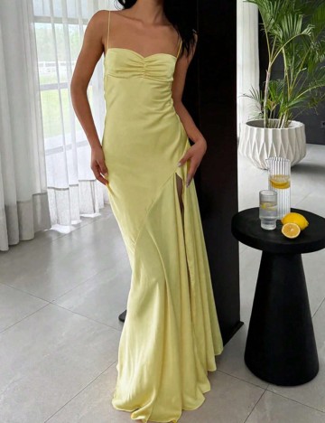 Rochie maxi Shein, galben