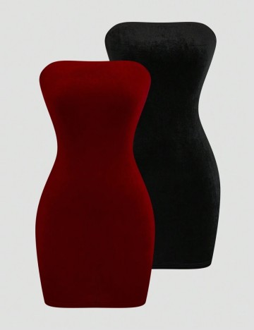 Set rochii Shein Curve+, mix culori